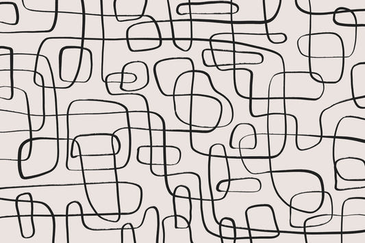 Wandering Lines Wall Mural - 2372010