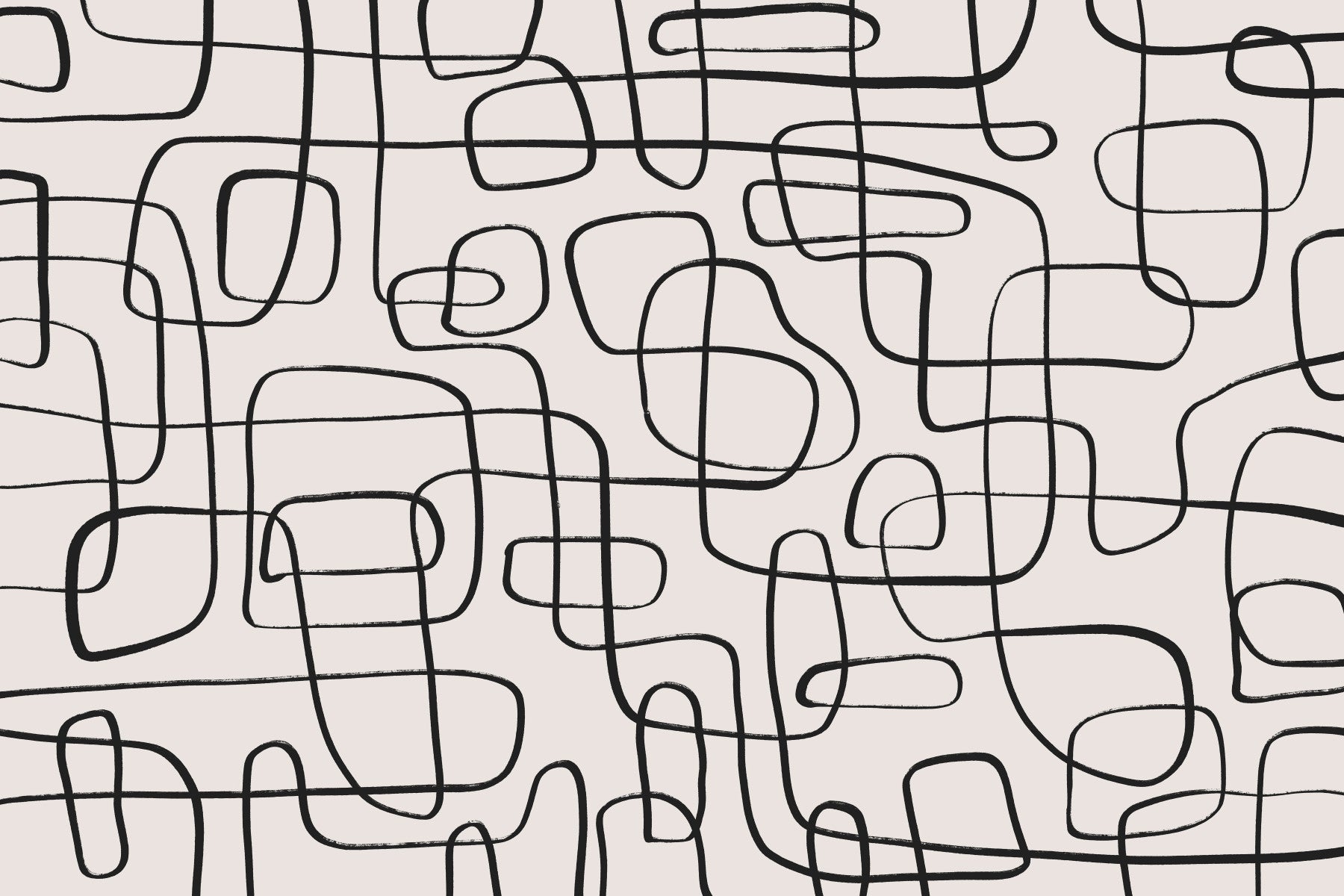 Wandering Lines Wall Mural - 2372010