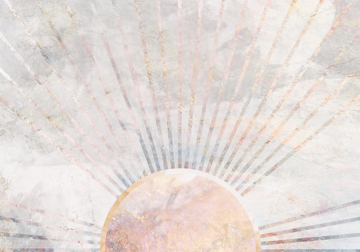 Sunrise Marble Wall Mural - 2464565 in your room — zoomed
