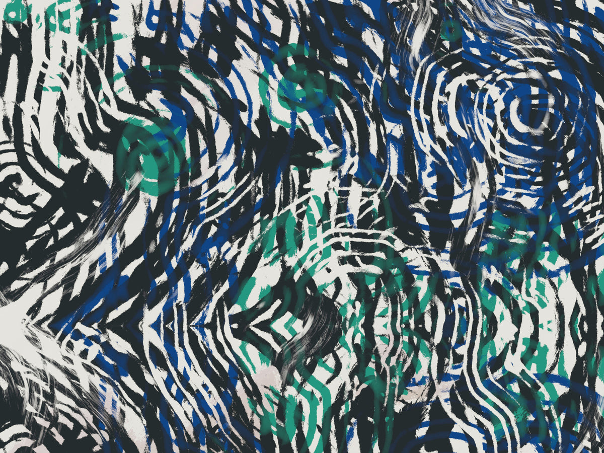 Groovy Brushstrokes Wall Mural - 2630471 in your room