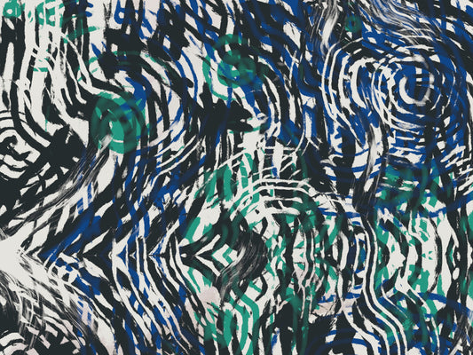 Groovy Brushstrokes Wall Mural - 2630471