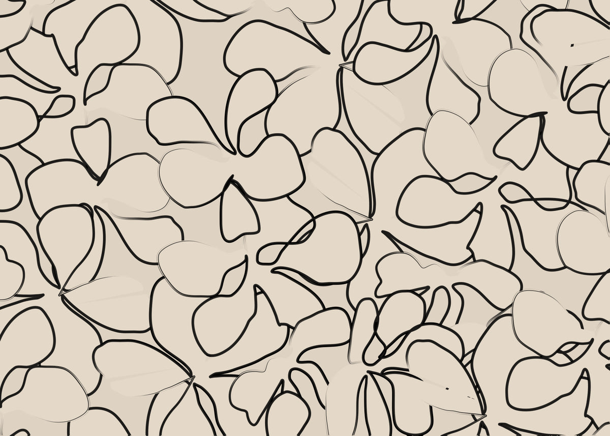 Organic Trace Wall Mural -2632099