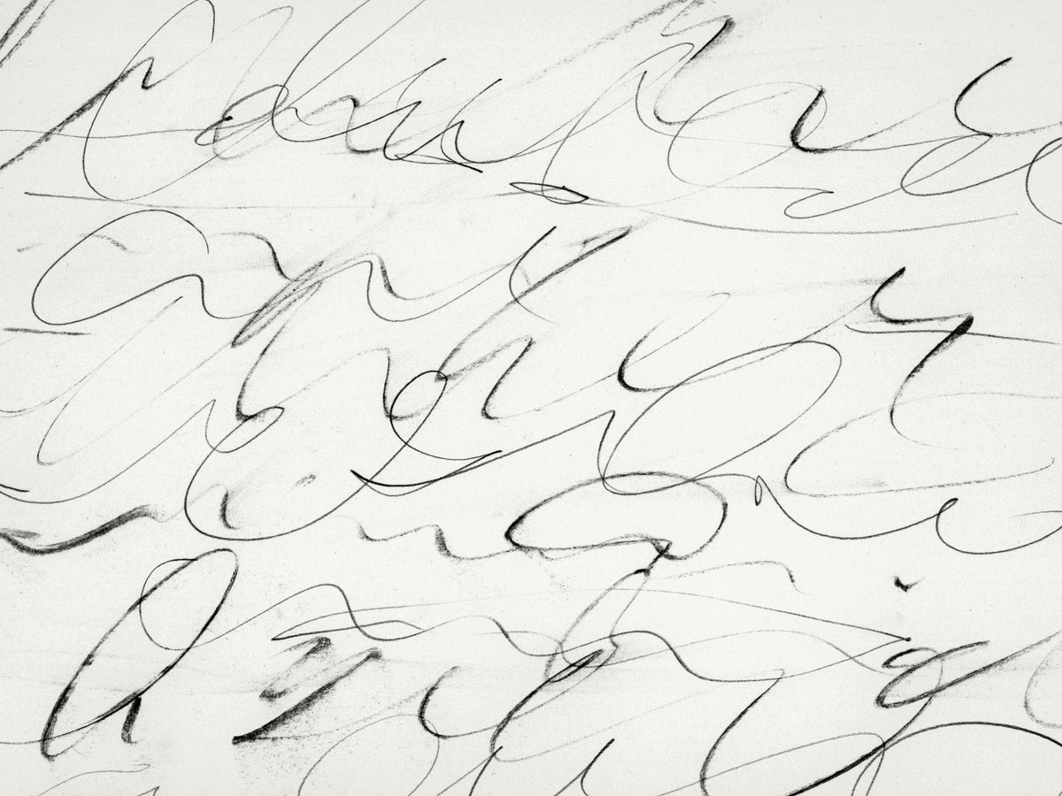 Abstract Scribbles Wall Mural -2636256 in your room — zoomed