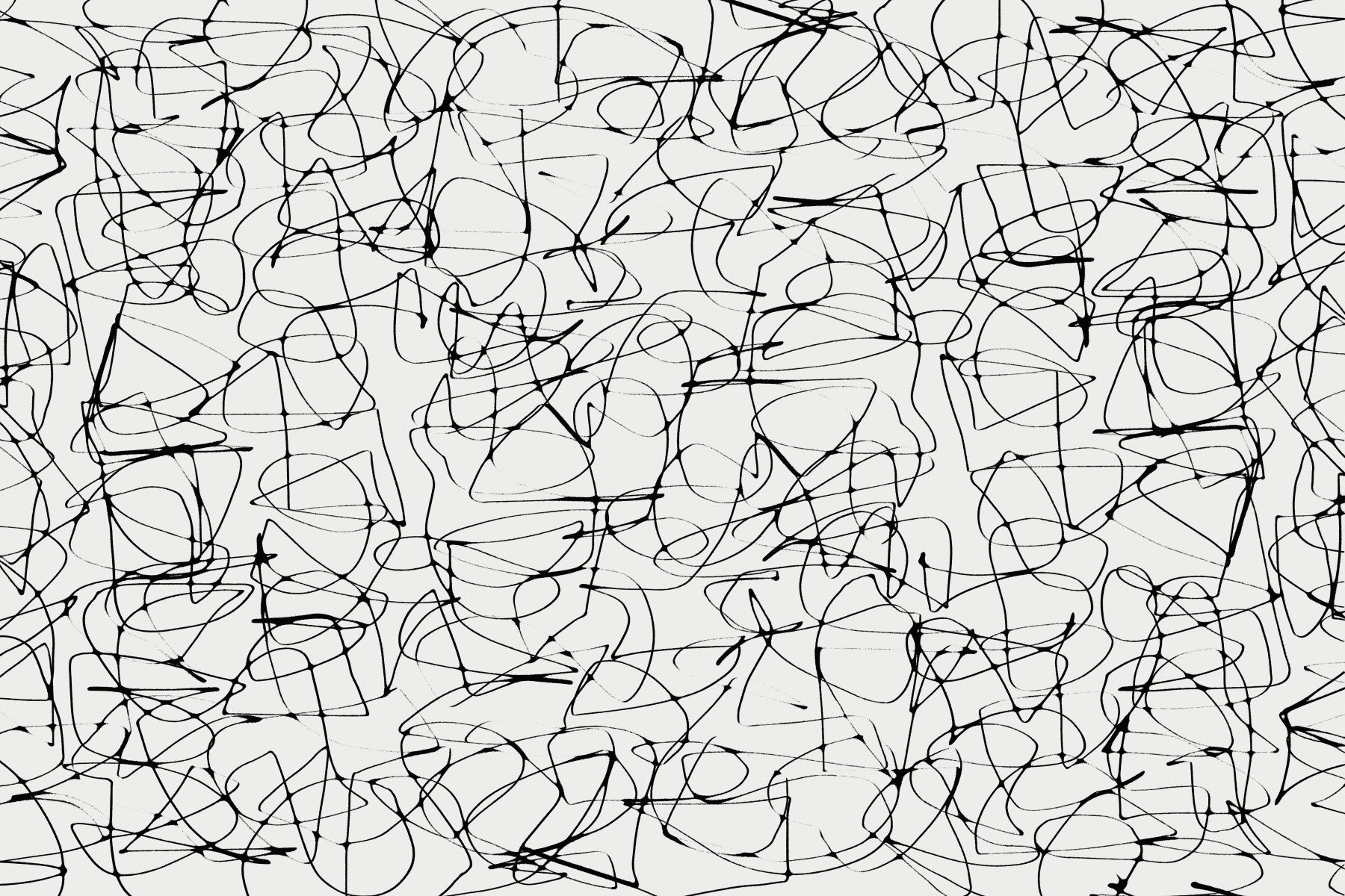 Ink Scribbles Wall Mural -2636257