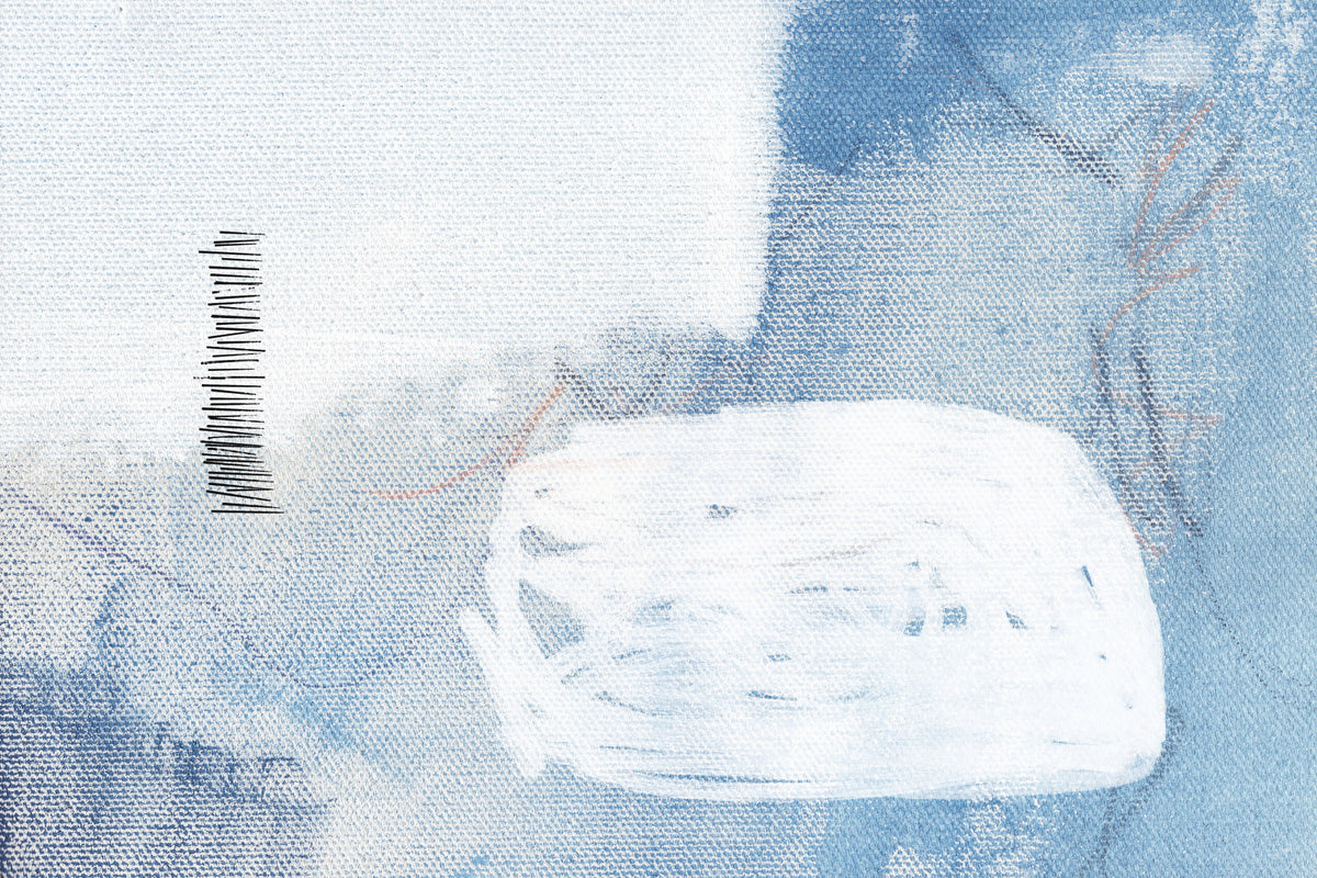 Fresque murale abstraite rêve bleu - 2711745 in your room — zoomed
