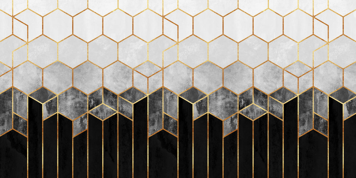 Hex Deco Wall Mural - 2715906