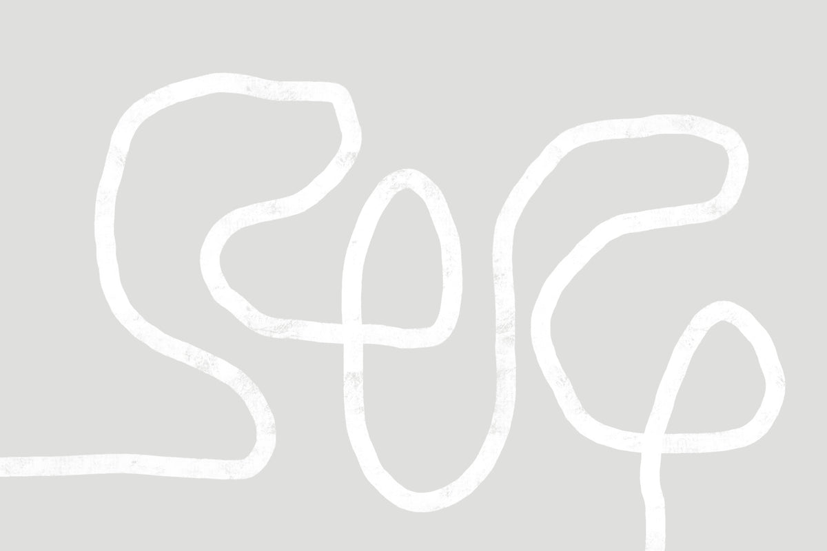 Simple Curves Wall Mural - 2753522