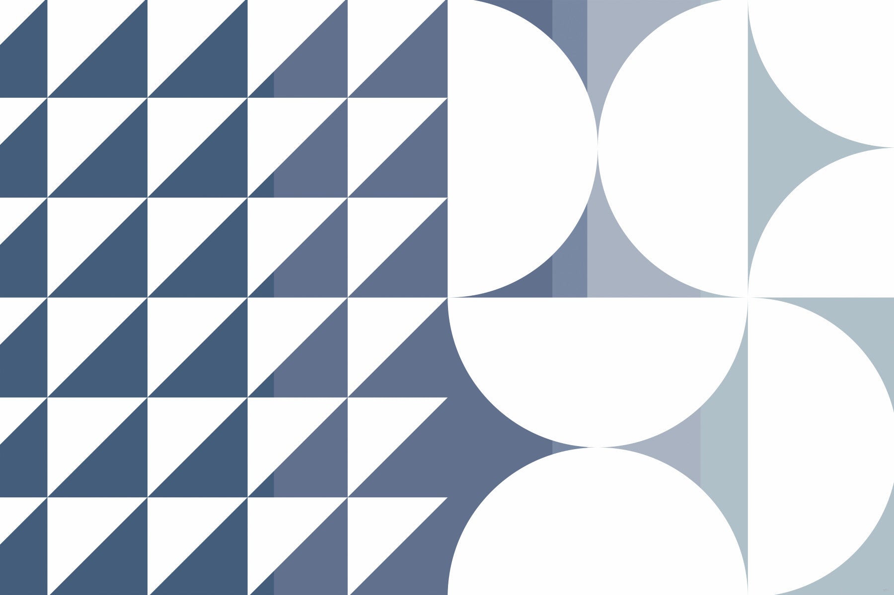 Muurschildering met symmetrische verschuiving - 2761201 in your room — zoomed
