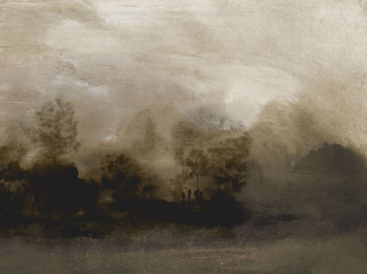 Misty Woods Wall Mural -2887039