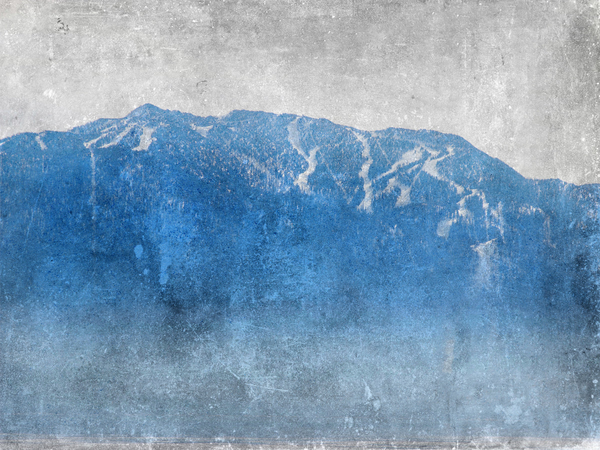 Fresque murale Vue sur la Montagne Bleue -2671431 in your room — zoomed
