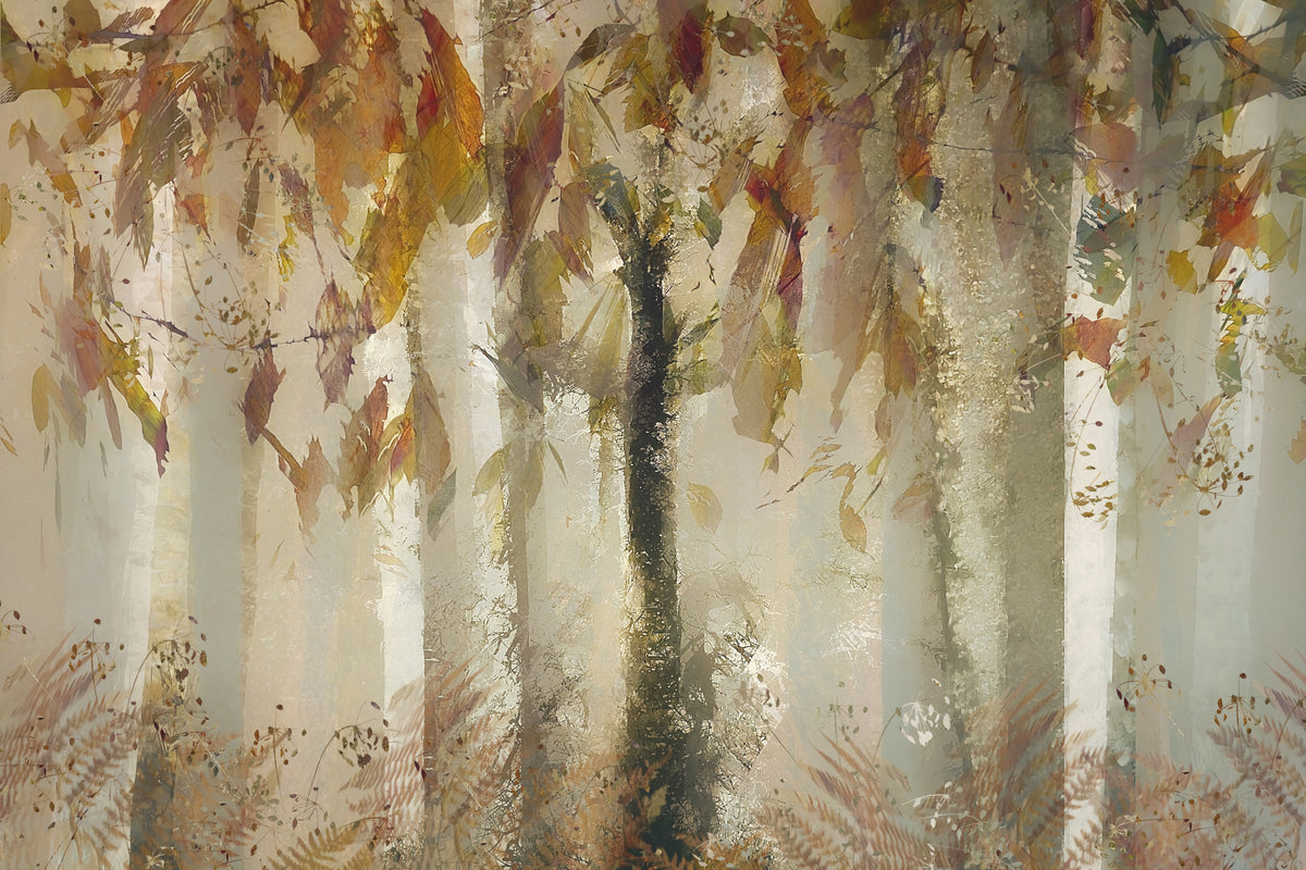 Fresque murale Canopée d'automne -2346181