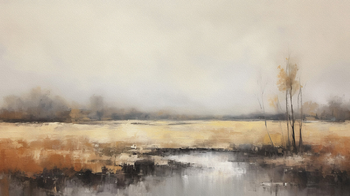 Golden Marsh Serenity Wall Mural -2816794