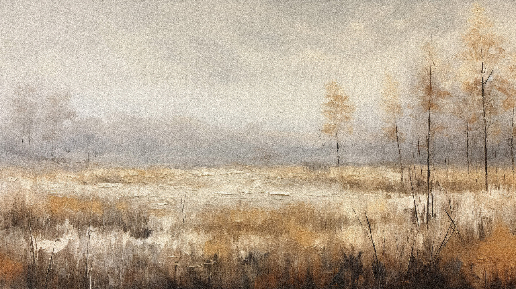Ethereal Autumnal Meadow Wall Mural -2816792