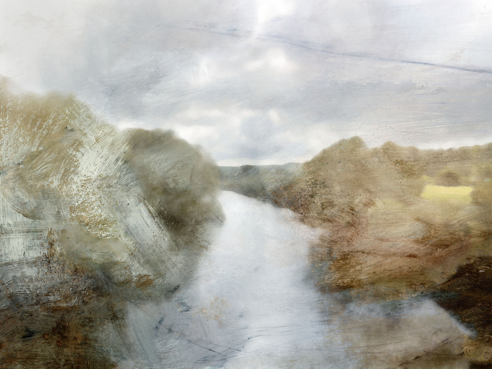 River Haze Wall Mural -2469812