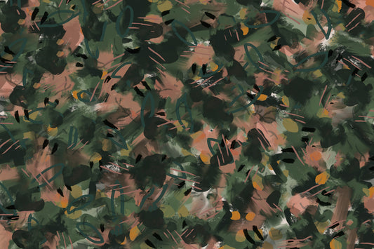 Abstract Earth Tones Wall Mural -2607083