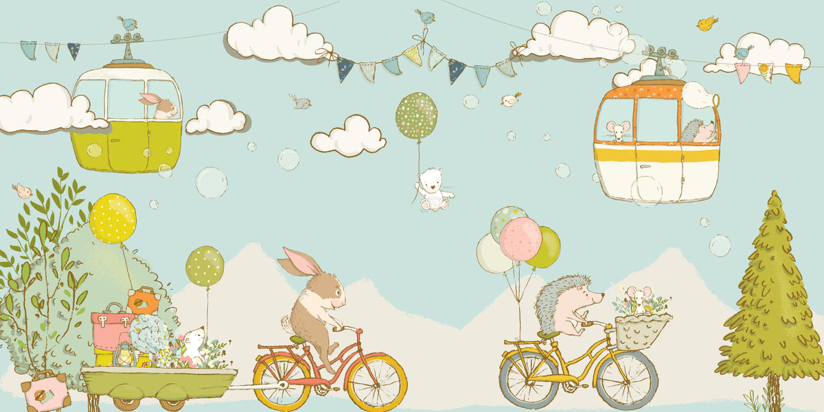 Animal Adventures Wall Mural -2761312 in your room — zoomed