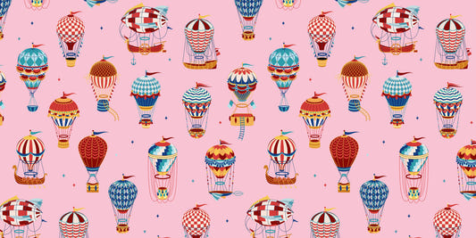 Vintage Balloon Voyage Wall Mural -2735488