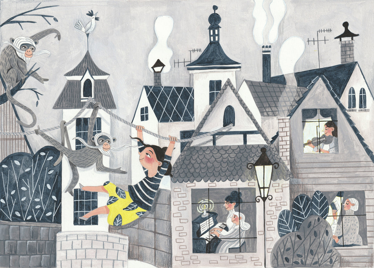 Town Swing Adventure Wall Mural -2663434 in your room — zoomed