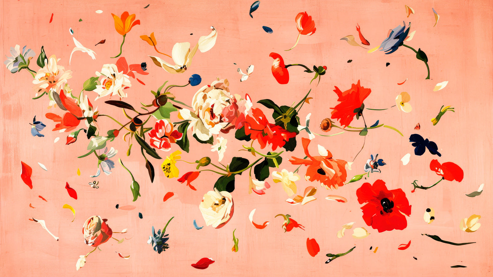 Floral Flush Wall Mural -2740785