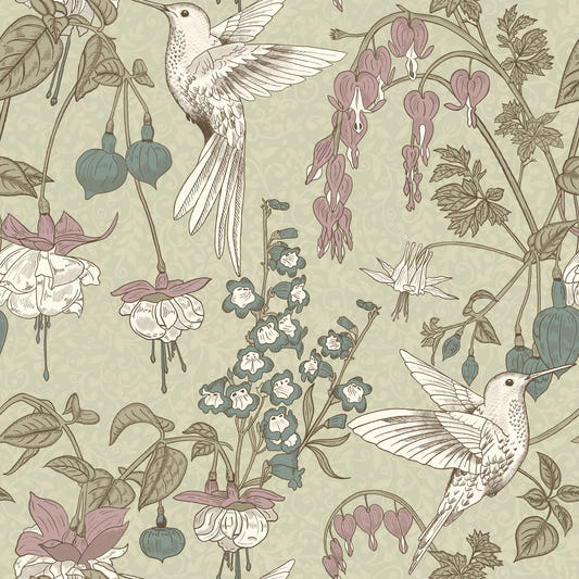 Hummingbird Harmony Wallpaper⁠