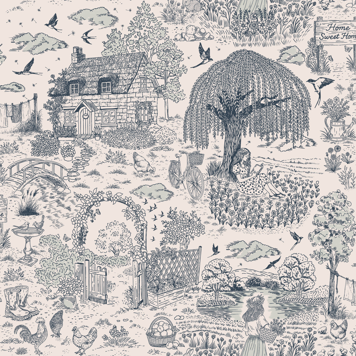 Papier peint Home Sweet Home in your room — zoomed