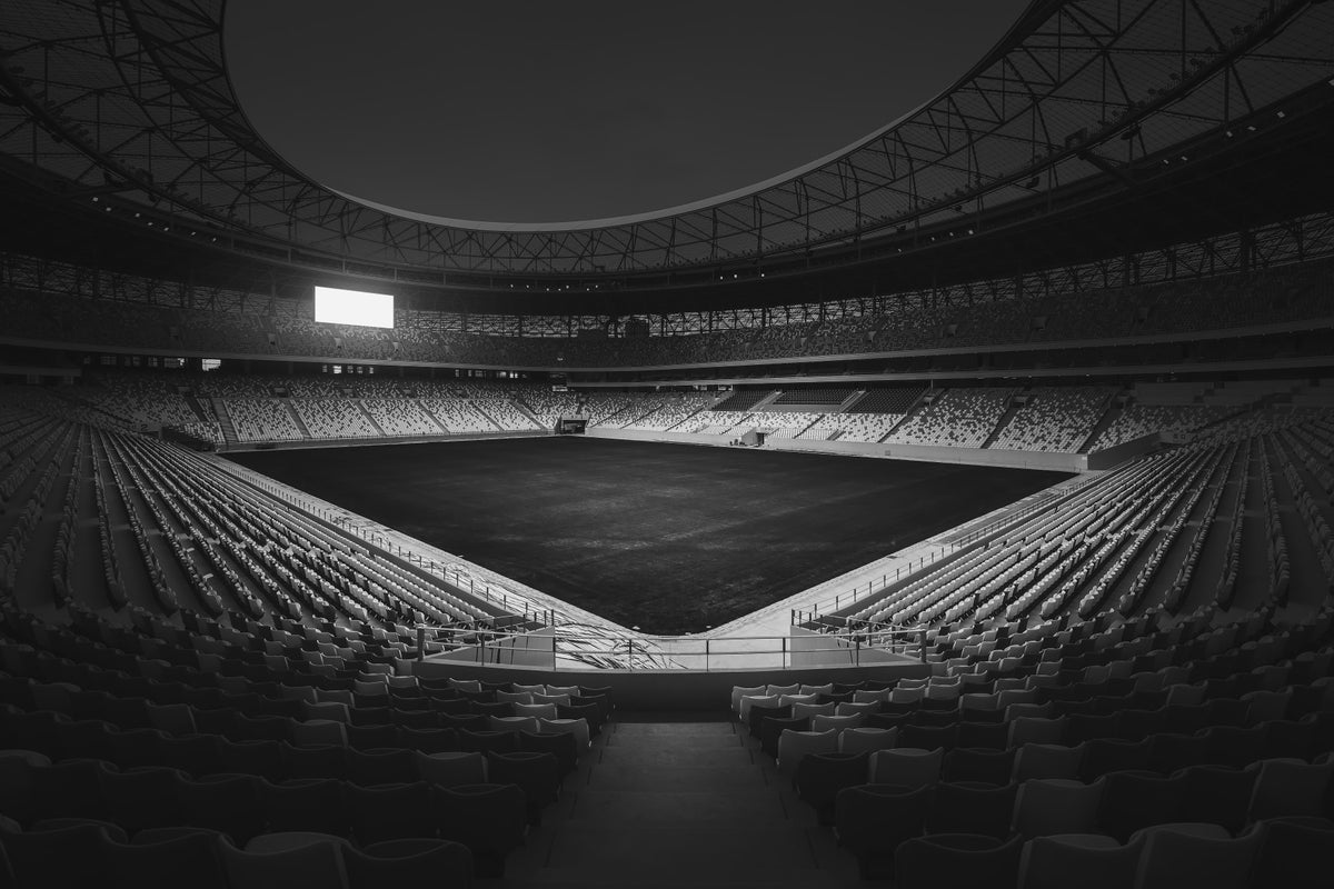 Stadium in Monochrome Wall Mural -2178152