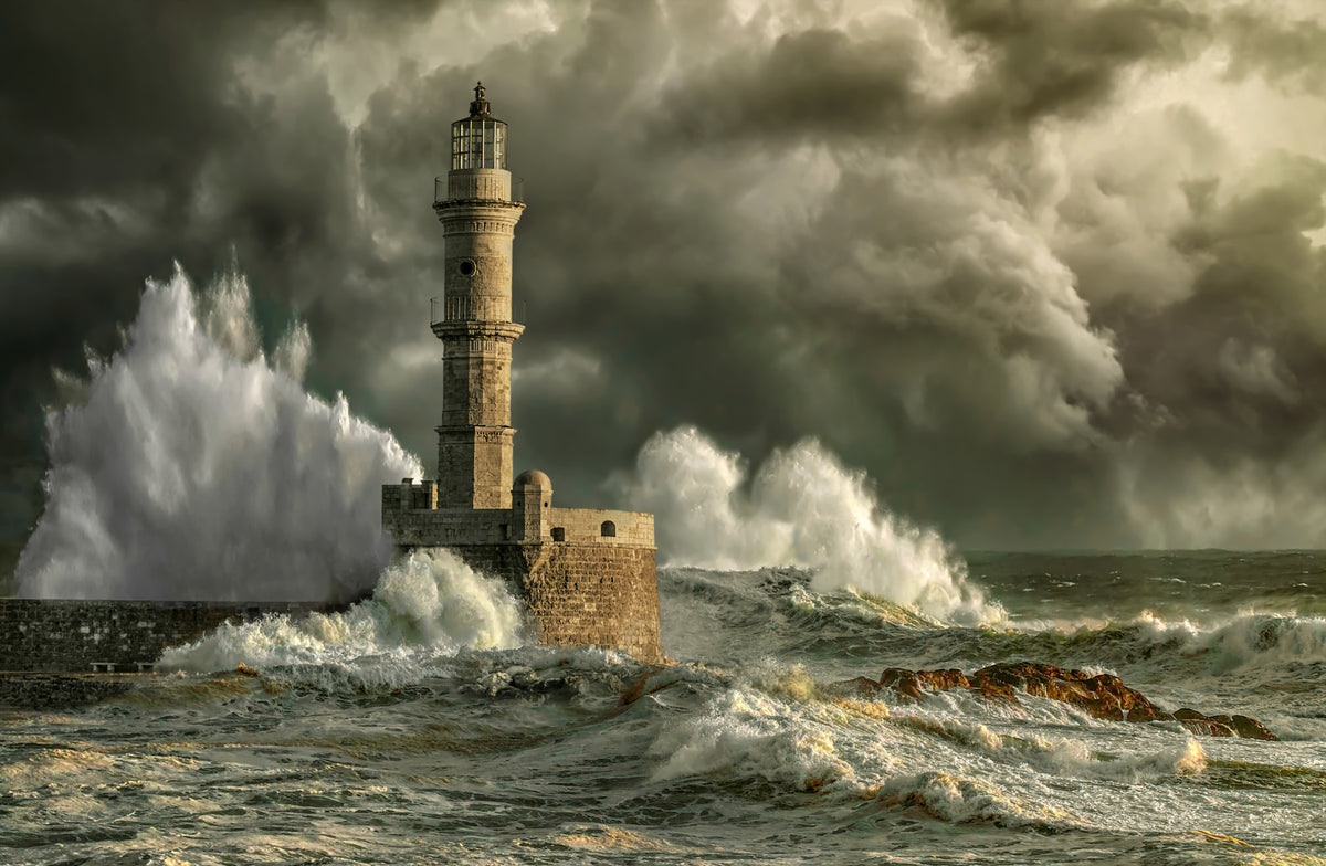 Lighthouse Storm Wall Mural -2315690 in your room