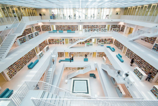 Library Labyrinth Wall Mural -2268518