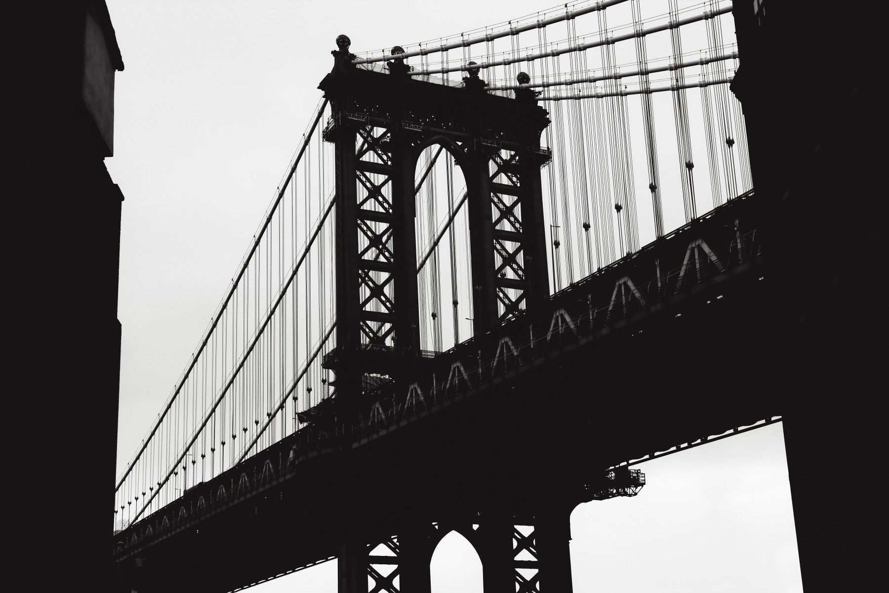 Urban Span : Murale murale silhouette de pont -2333759 in your room — zoomed