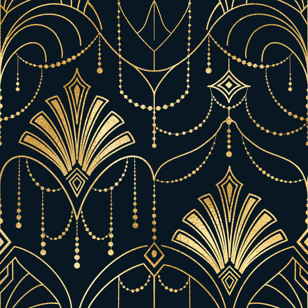 Art Deco Opulence Wallpaper‚Å† in your room — zoomed