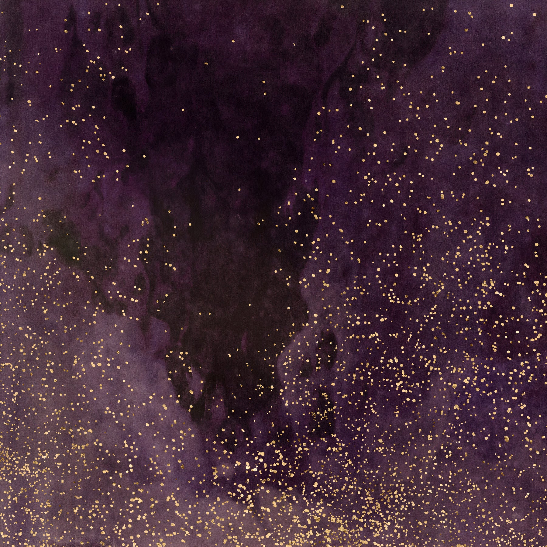 Aubergine Galaxy Wall Mural