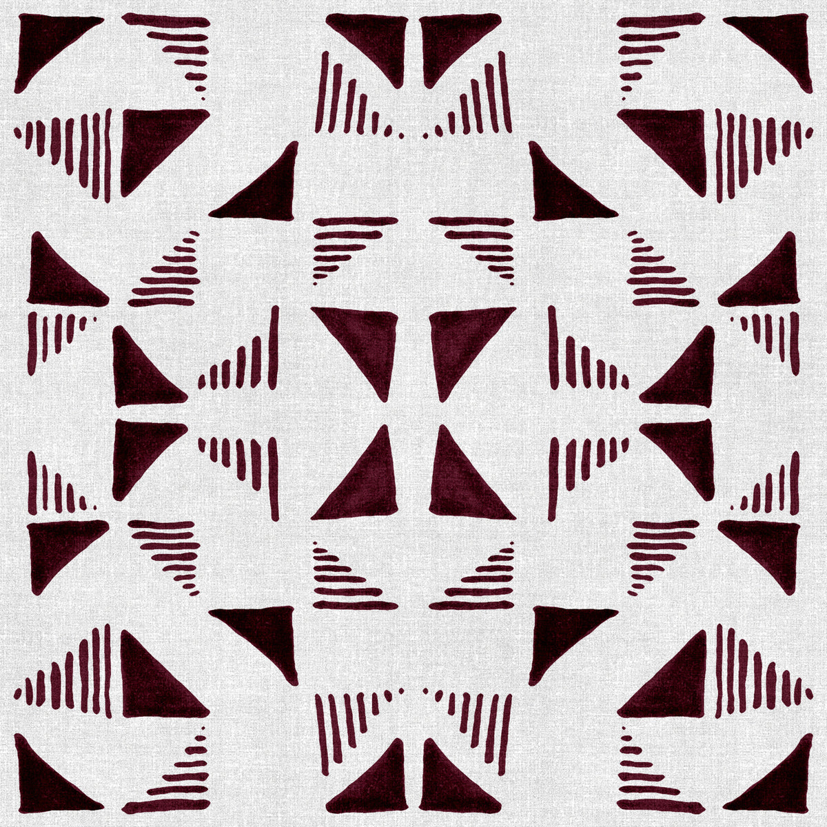Triangles Composition Burgundy Wallpaper⁠ in your room — zoomed
