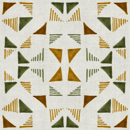 Triangles Composition Foliage Wallpaper‚Å†