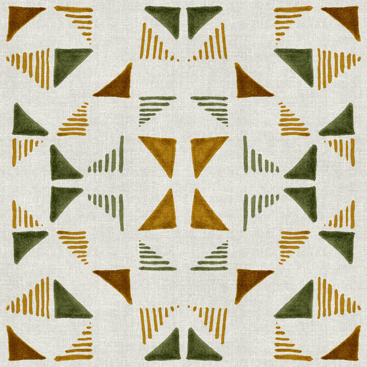 Triangles Composition Foliage Wallpaper⁠ in your room