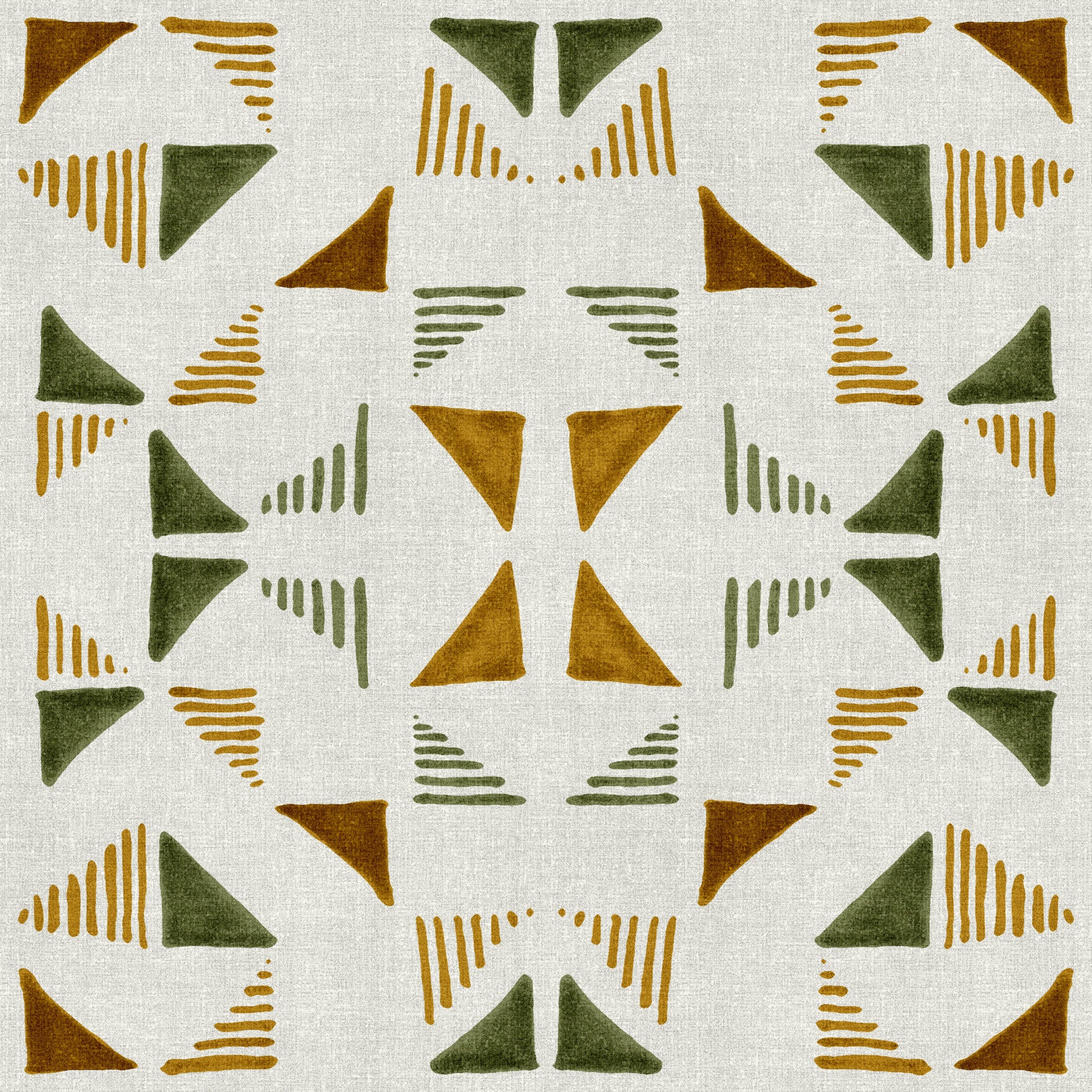 Triangles Composition Foliage Wallpaper⁠
