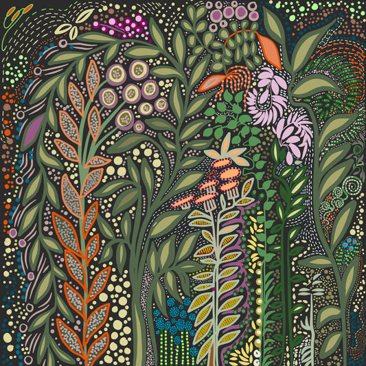 Enchanted Foliage- Strelitzia Garden Wall Mural