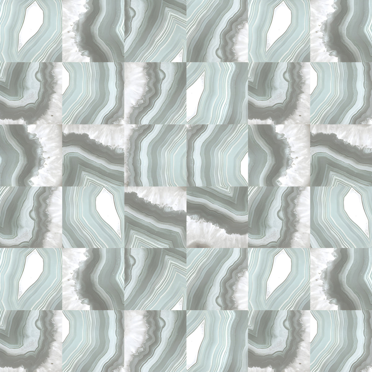 Papier peint murale Sérénité en agate marbrée menthe in your room — zoomed