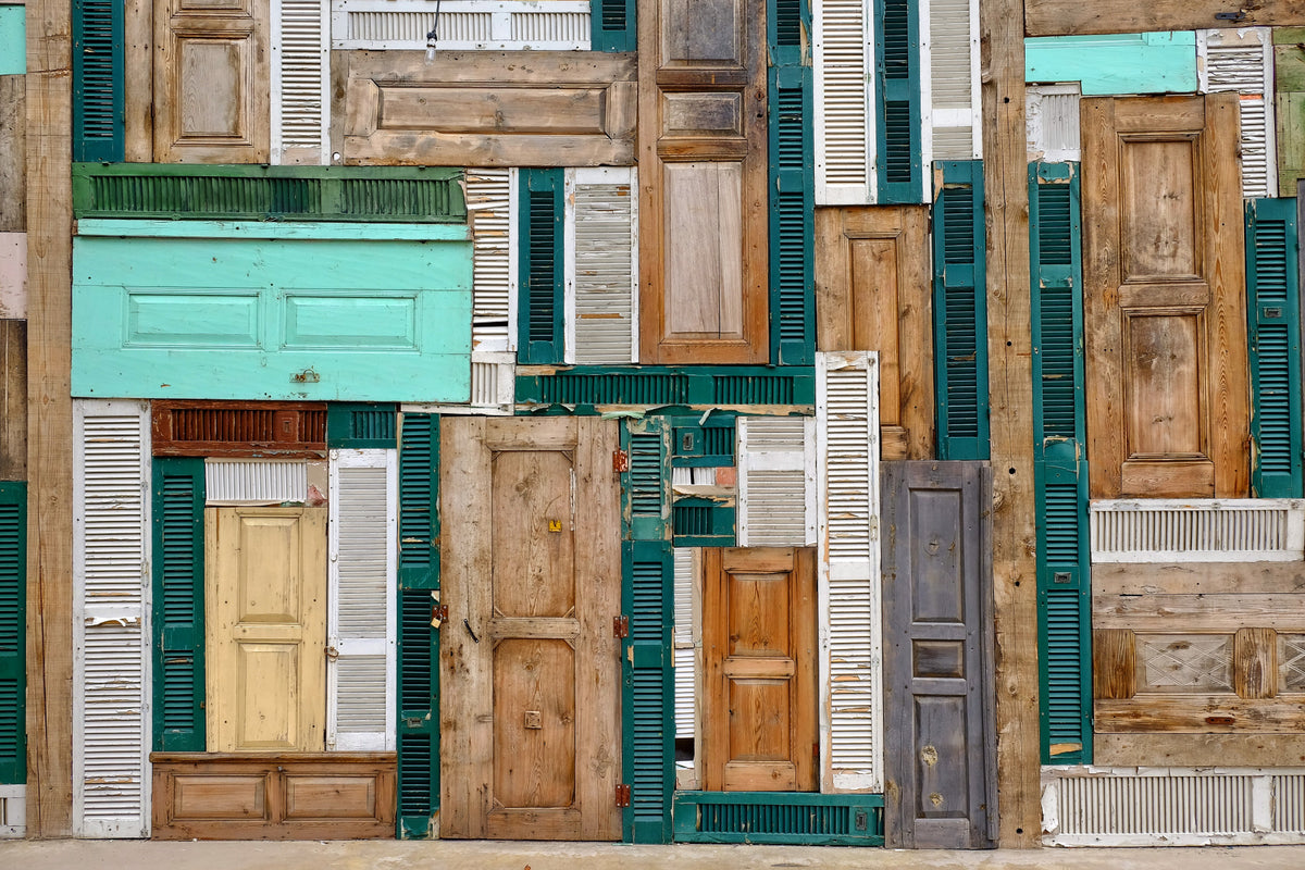Fresque murale collage Doorscape -1084333 in your room — zoomed