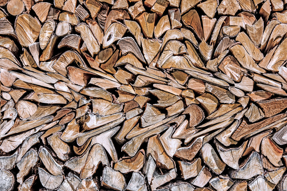 Fractured Timber Wall Mural -1255418 in your room — zoomed