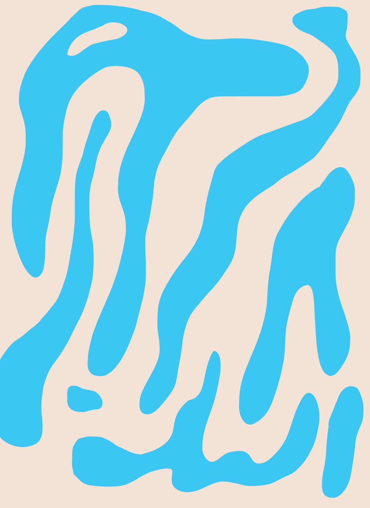 Water Wall Mural in your room — zoomed