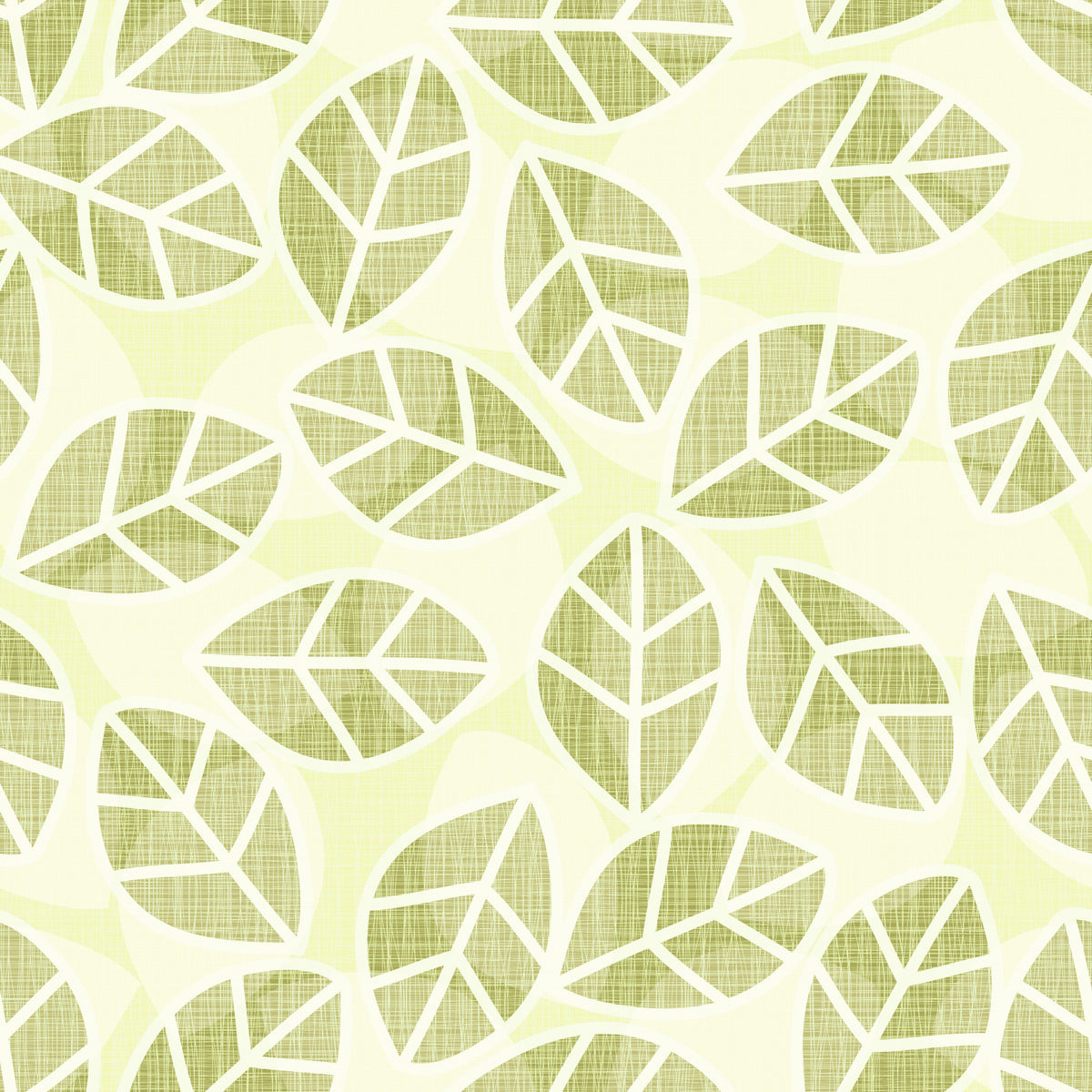 Leaves Play Spring Green Wallpaper⁠ in your room