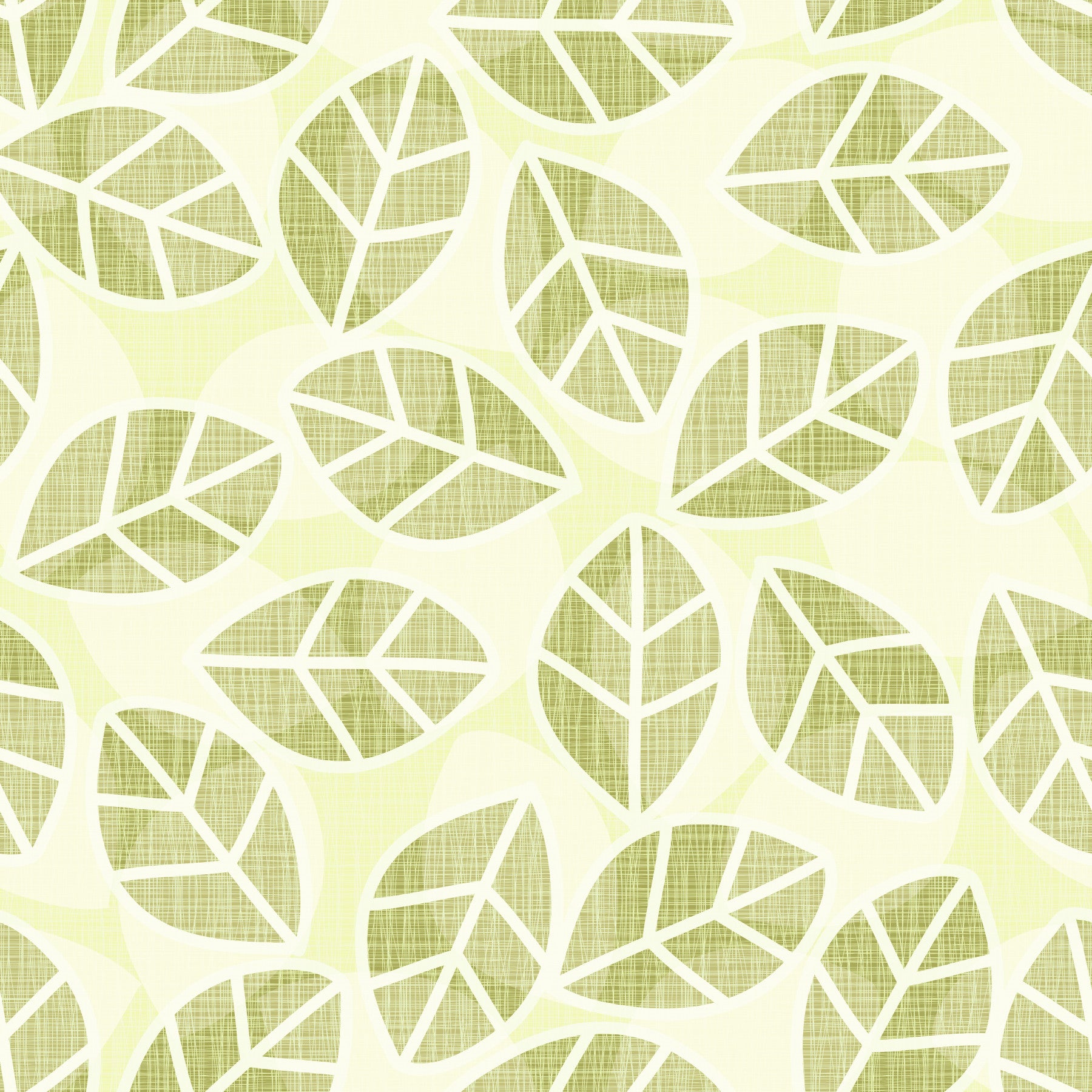 Leaves Play Spring Green Wallpaper⁠ in your room — zoomed
