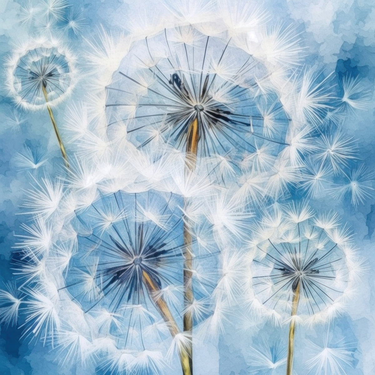 Dandelion Dreams Wall Mural in your room