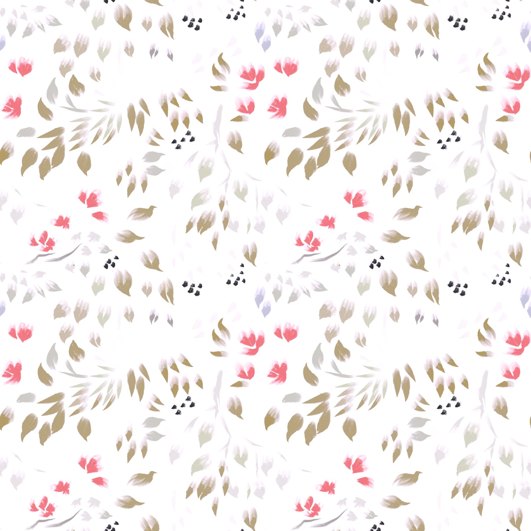 Painterly Petals Wallpaper⁠