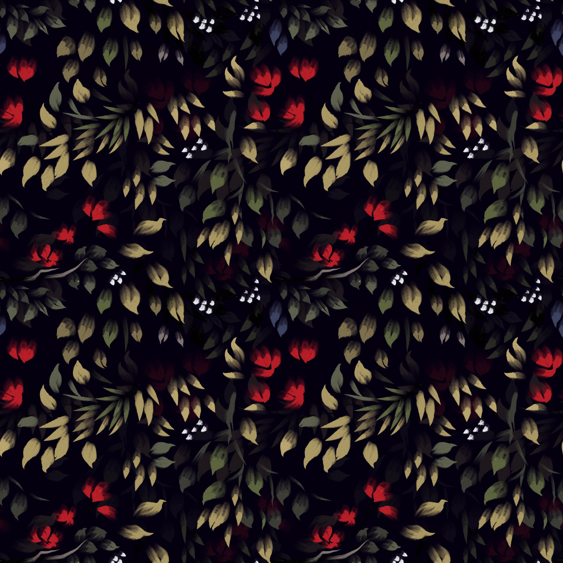 Papier peint Secret Garden Noir