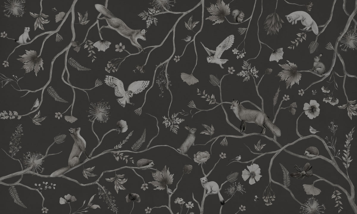 Twilight Grove Wall Mural in your room — zoomed