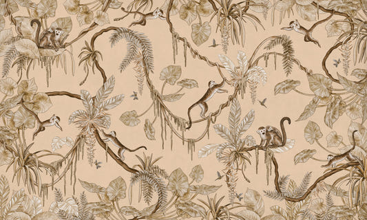 Jungle Escapade Wall Mural