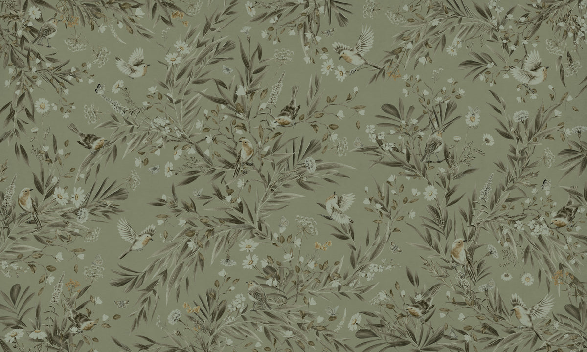 Botanica Avairy :  Nature Inspired Wall Mural in your room