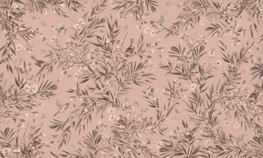 Birds & Botanicals Wall Mural