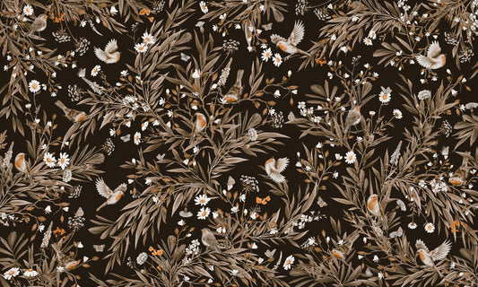 Serene Songbirds Wall Mural